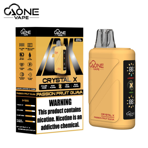 AONE Crystal X 水晶 2 代｜12000 口大容量一次性電子煙 內部升級版